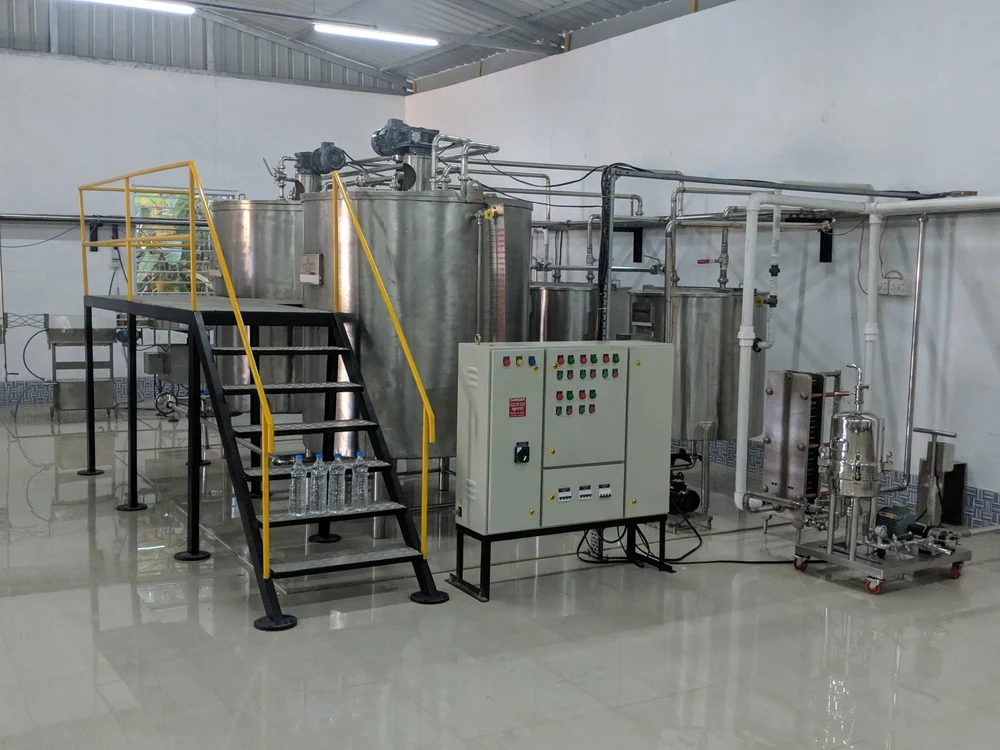 Semi Automatic Soft Drink Plant